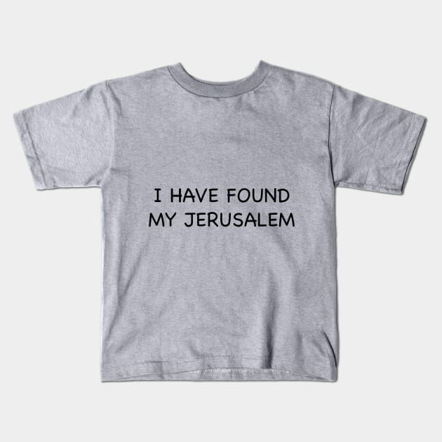 My Jerusalem Kids T-Shirt by Claire French